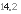 Name integer and decimal places